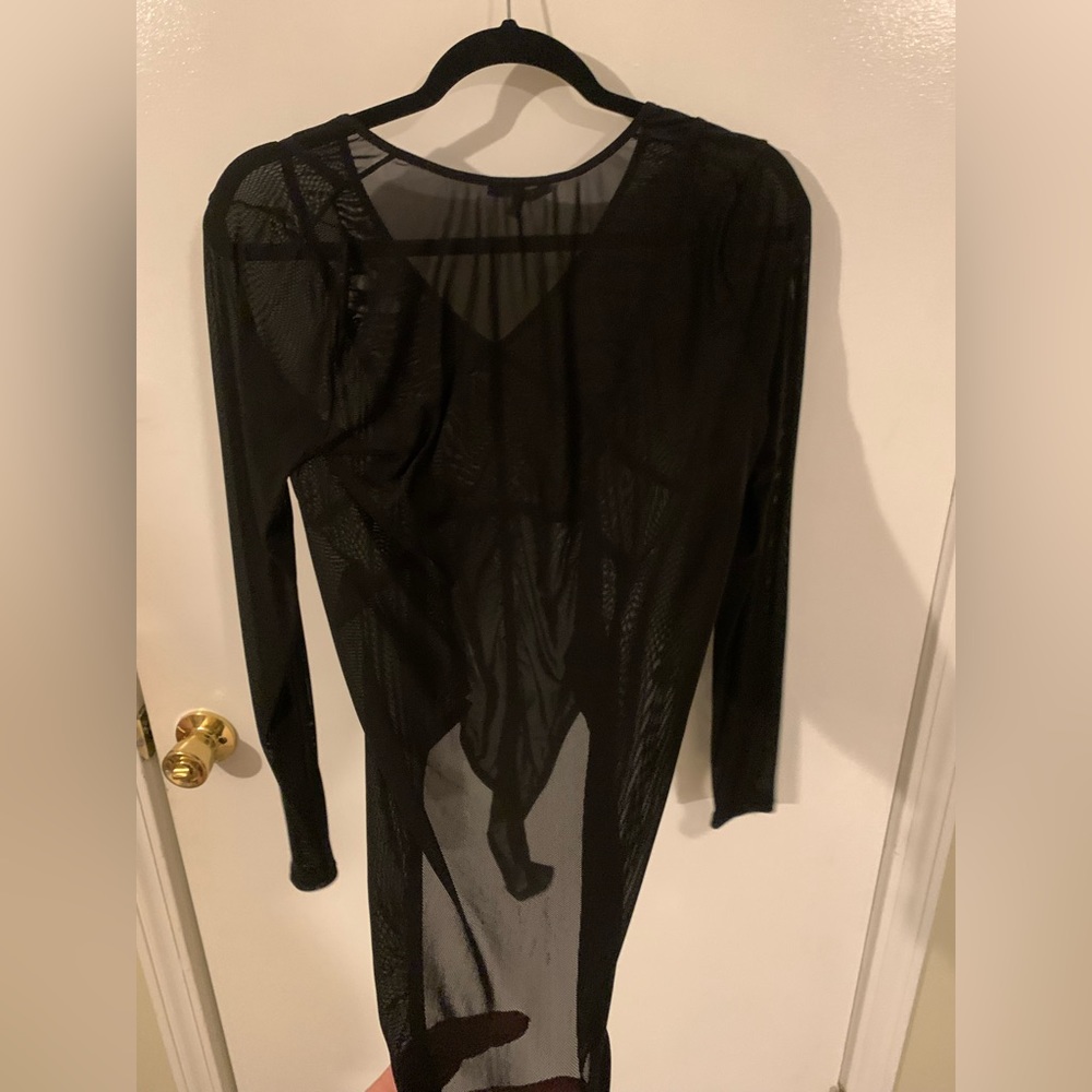 Extra large women’s see-through bodysuit